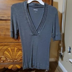 Grey blouse from Express